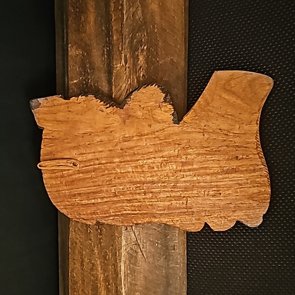 Wooden African Face Carvings - Picture 3 of 5